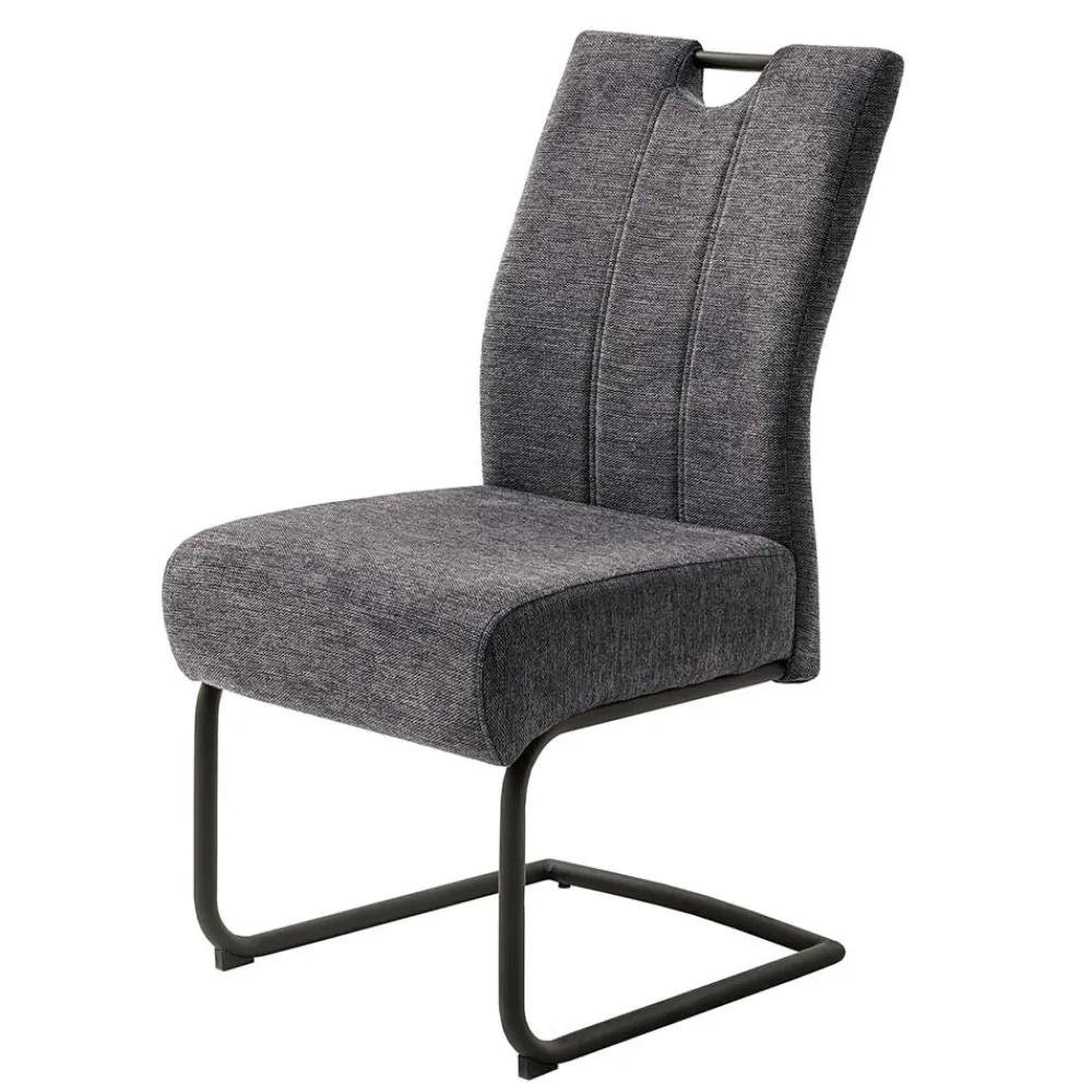 Wohnen Sessel<Federkern Polsterstühle mit Schwingfuß - Sanjuas (2er Set)