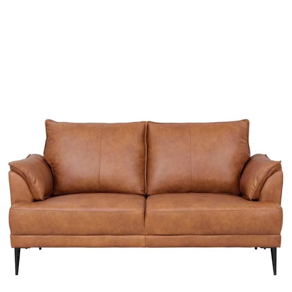 Wohnen Sofas<Federkern Wohnzimmersofa aus Echtleder - Zierra