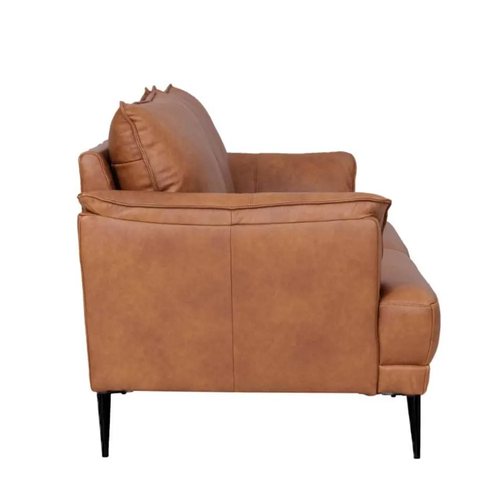Wohnen Sofas<Federkern Wohnzimmersofa aus Echtleder - Zierra