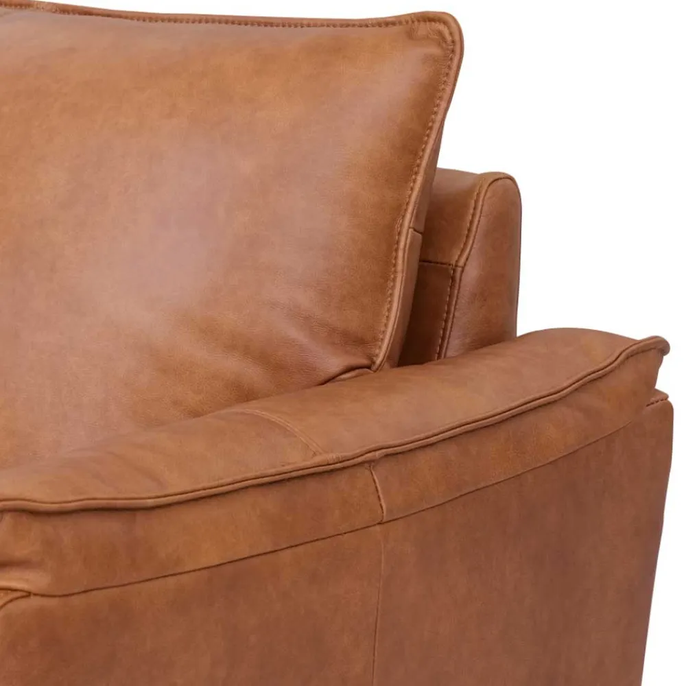 Wohnen Sofas<Federkern Wohnzimmersofa aus Echtleder - Zierra