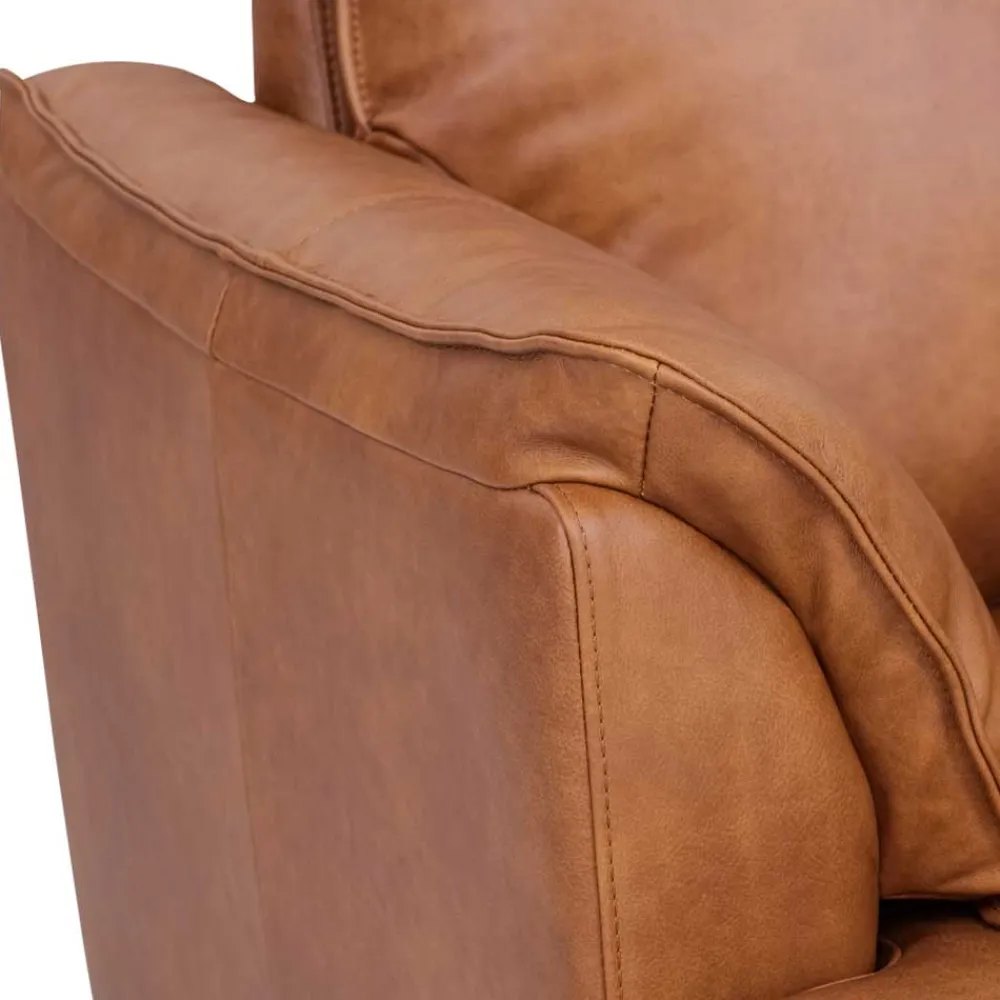 Wohnen Sofas<Federkern Wohnzimmersofa aus Echtleder - Zierra
