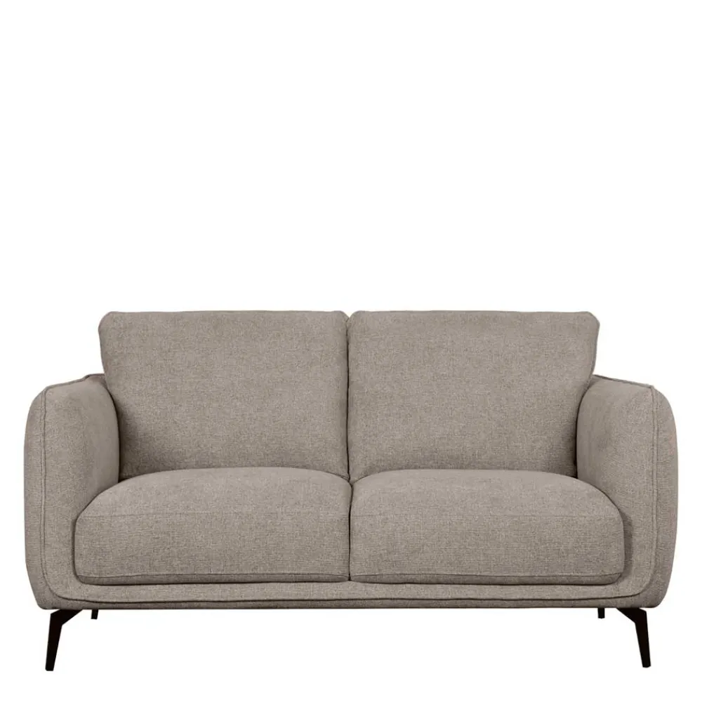 Wohnen Sofas<Federkernsofa in Beige Stoffbezug - Ordinia