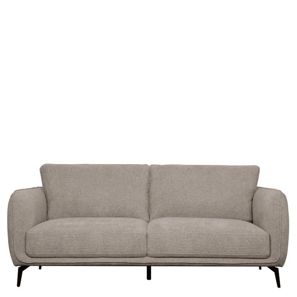Wohnen Sofas<Federkernsofa in Beige Stoffbezug - Ordinia