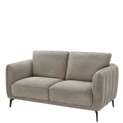 Wohnen Sofas<Federkernsofa in Beige Stoffbezug - Ordinia