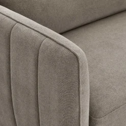 Wohnen Sofas<Federkernsofa in Beige Stoffbezug - Ordinia