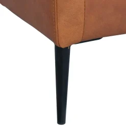 Wohnen Sofas<Federkernsofa in Leder Cognac Braun - Lespavo