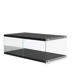 Wohnen Tv & Hifi-Möbel|Lowboards<Fernseher Tisch in Schwarz MDF - Sulara