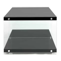 Wohnen Tv & Hifi-Möbel|Lowboards<Fernseher Tisch in Schwarz MDF - Sulara