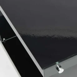 Wohnen Tv & Hifi-Möbel|Lowboards<Fernseher Tisch in Schwarz MDF - Sulara