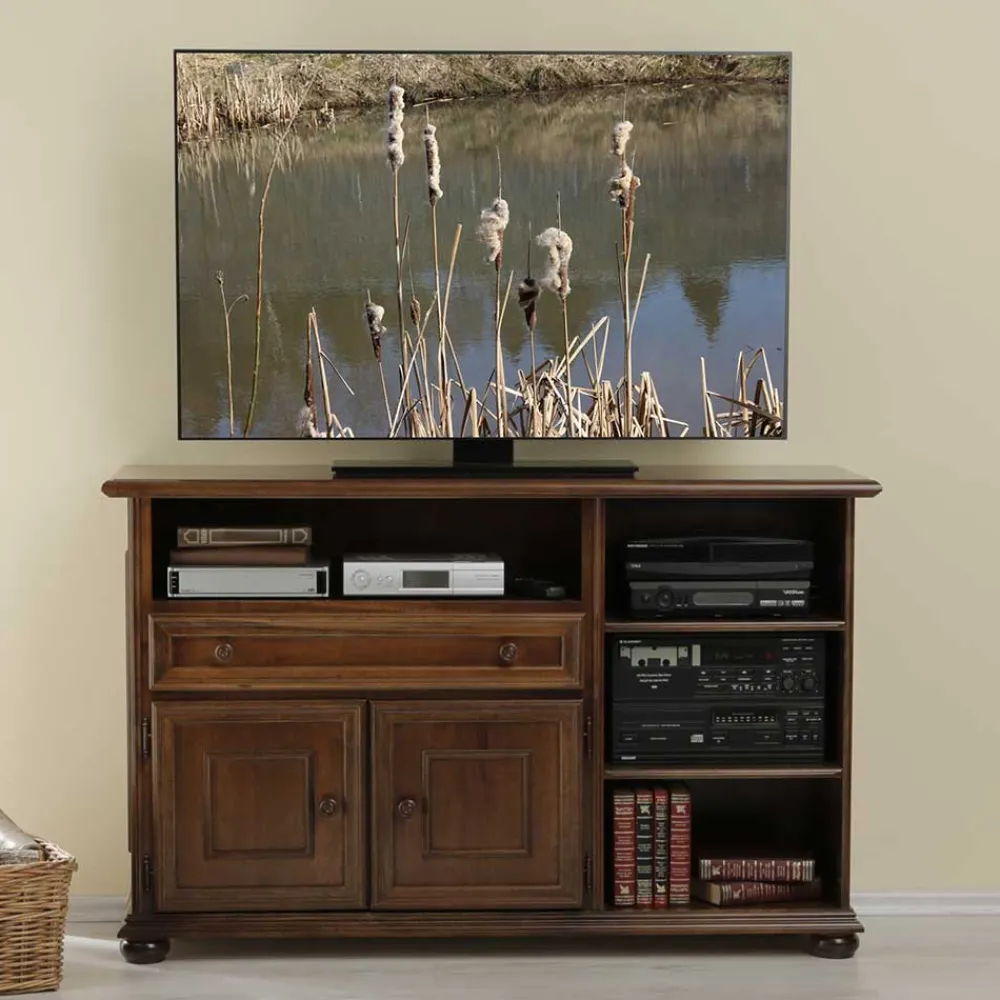 Wohnen Tv & Hifi-Möbel<Fernseher Unterschrank in Walnussfarben - Manicos