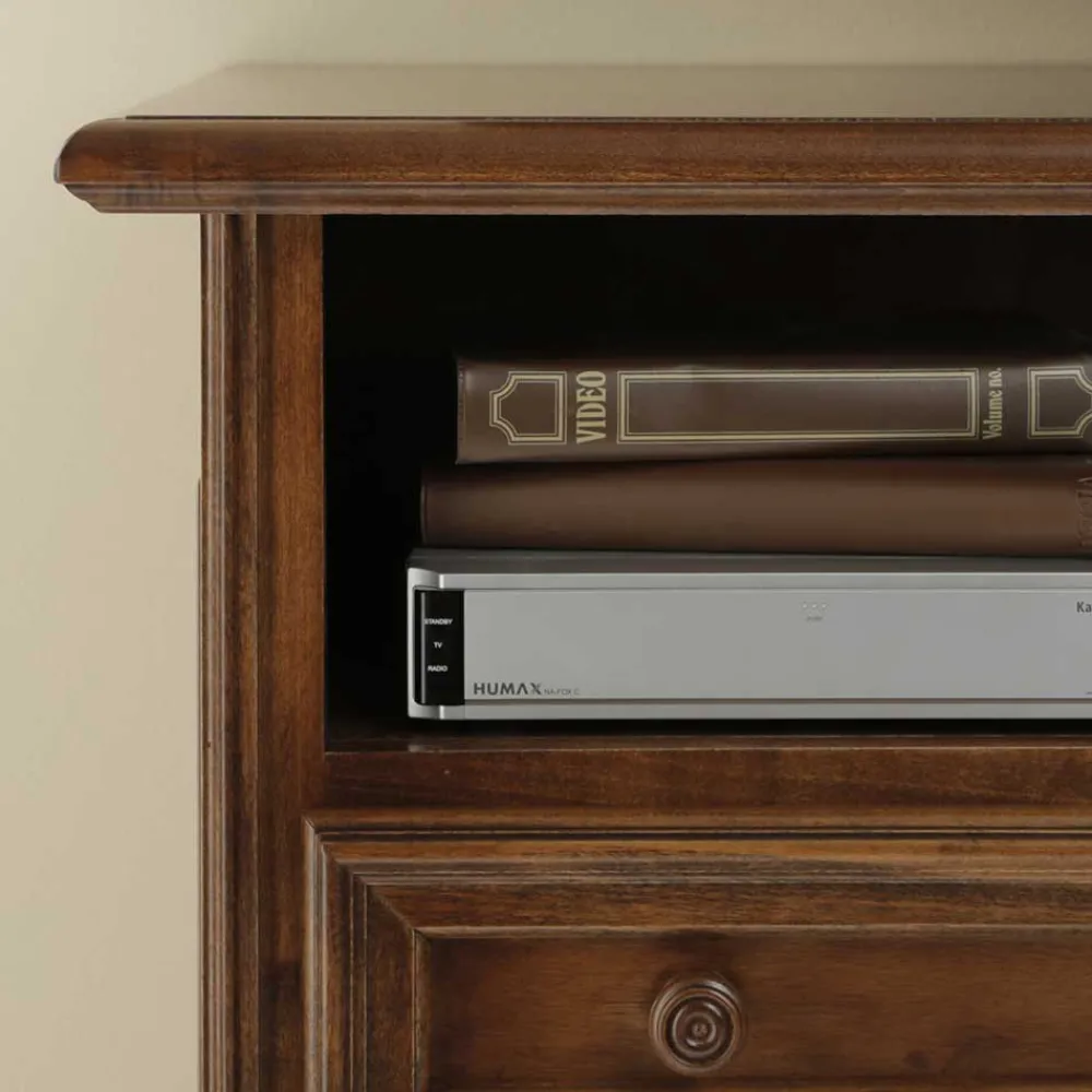 Wohnen Tv & Hifi-Möbel<Fernseher Unterschrank in Walnussfarben - Manicos