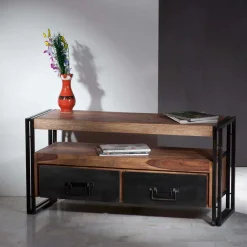 Wohnen Tv & Hifi-Möbel|Lowboards<Fernsehtisch Mendoza aus Akazie Massivholz