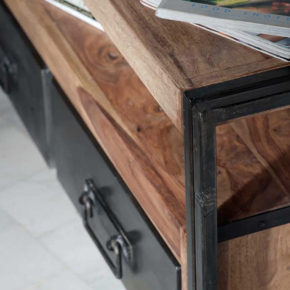 Wohnen Tv & Hifi-Möbel|Lowboards<Fernsehtisch Mendoza aus Akazie Massivholz