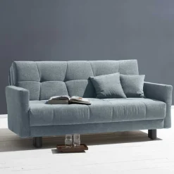 Wohnen Betten|Sofas<Flachgewebe Bettcouch in Hellblau - Zitizen