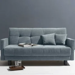 Wohnen Betten|Sofas<Flachgewebe Bettcouch in Hellblau - Zitizen
