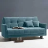 Wohnen Betten|Sofas<Flachgewebe Bettcouch in Petrol Blau - Vlatkura
