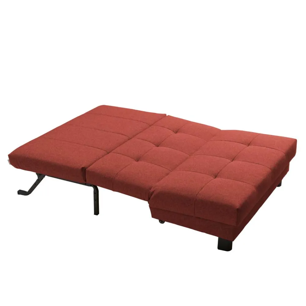 Wohnen Betten|Sofas<Flachgewebe Schlafsofa in Dunkelrot - Ciabeta