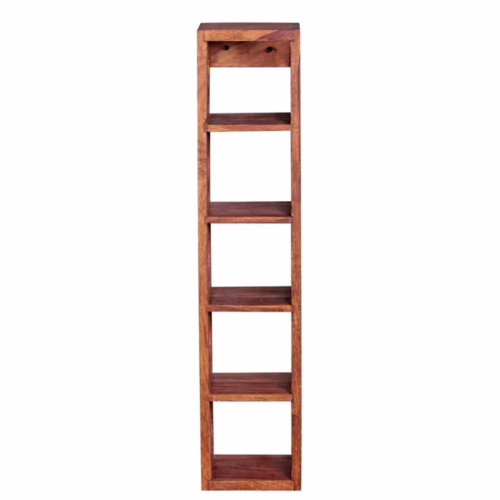 Wohnen Regale<Flaschenregal Hoslo aus Massivholz Sheesham