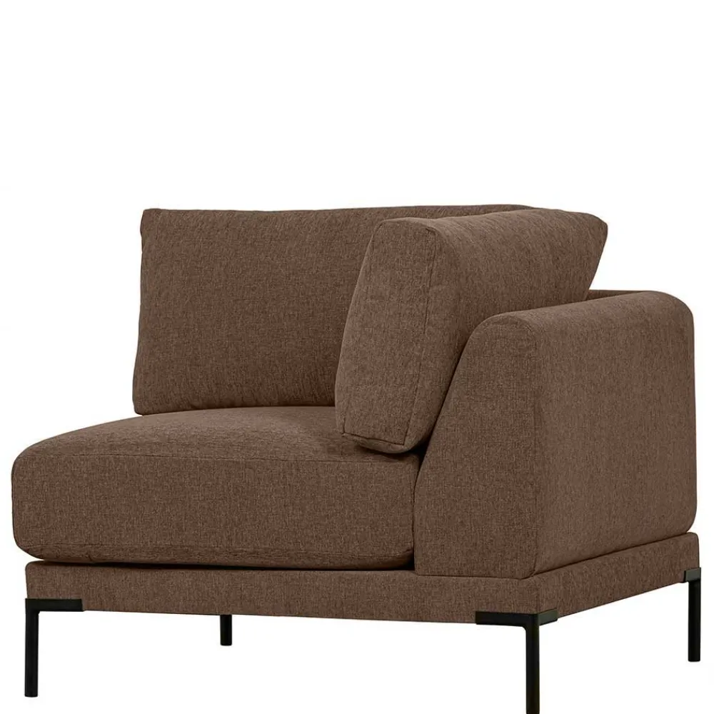 Wohnen Sofas<Flexible Couch aus Modulen in Braun - Ravonia (fünfteilig)