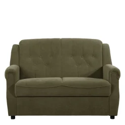 Wohnen Sofas<Flockstoff Couch in Dunkelgrün - Ramira