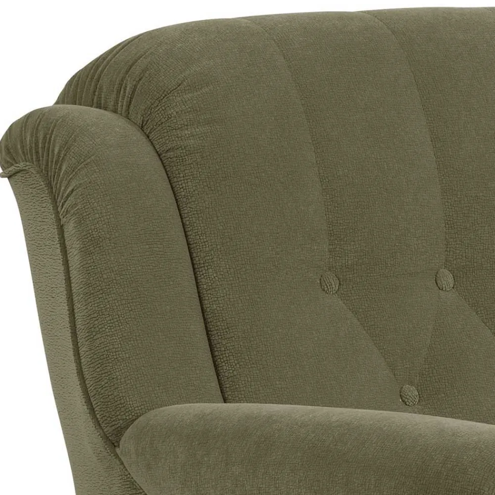 Wohnen Sofas<Flockstoff Couch in Dunkelgrün - Ramira