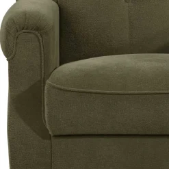Wohnen Sofas<Flockstoff Couch in Dunkelgrün - Ramira