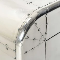 Wohnen Garderoben<Flugzeug Design Flurmöbel aus Alu - Pilot (vierteilig)