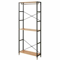 Wohnen Garderoben<Flur Regal Garderobe mit zwei Kleiderstangen - Vilettra