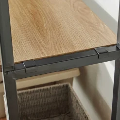 Wohnen Garderoben<Flur Regal Garderobe mit zwei Kleiderstangen - Vilettra