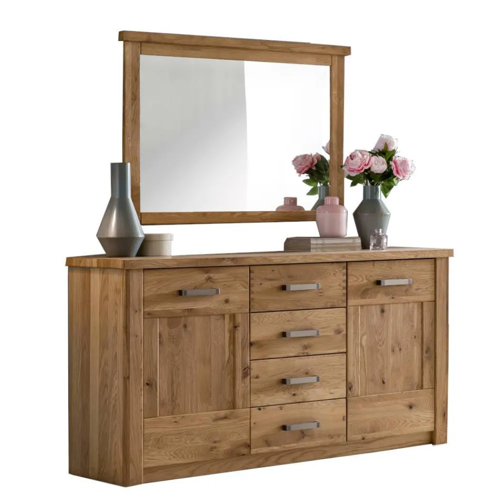 Wohnen Garderoben<Flur Sideboard und Spiegel Set - Riostar (zweiteilig)