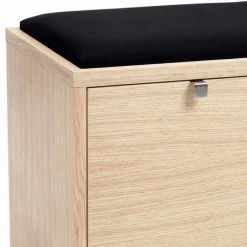 Wohnen Sitzbank<Flur Sitzbank Vaxos mit Eiche furniert und lackiert
