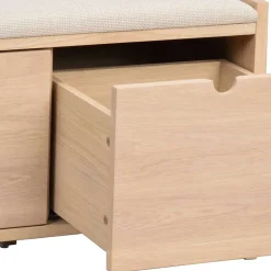 Wohnen Garderoben<Flurbank & Hängegarderobe Set - Pluta (zweiteilig)
