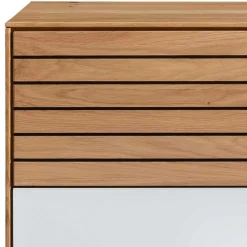 Wohnen Garderoben<Flureinrichtung aus Asteiche Massivholz - Zonga (sechsteilig)