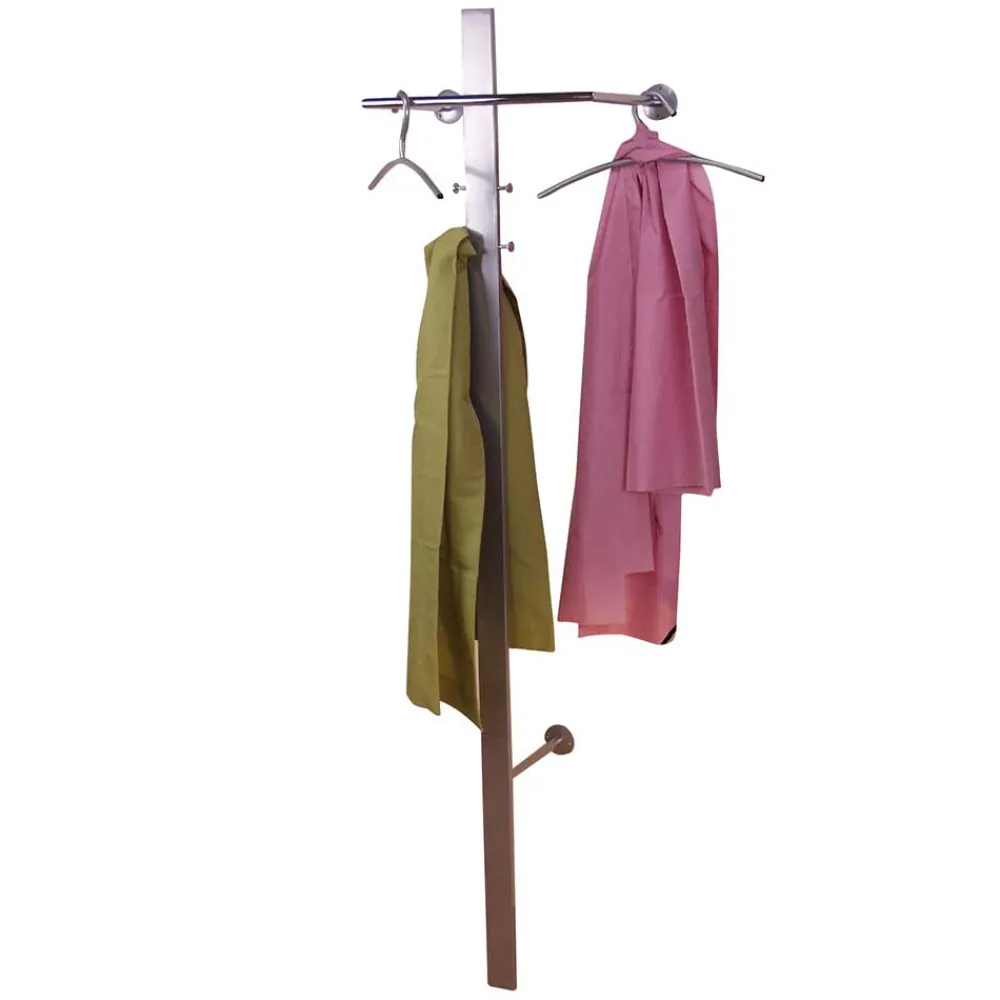 Wohnen Garderoben<Flurgarderobe Hotti aus Stahl verchromt