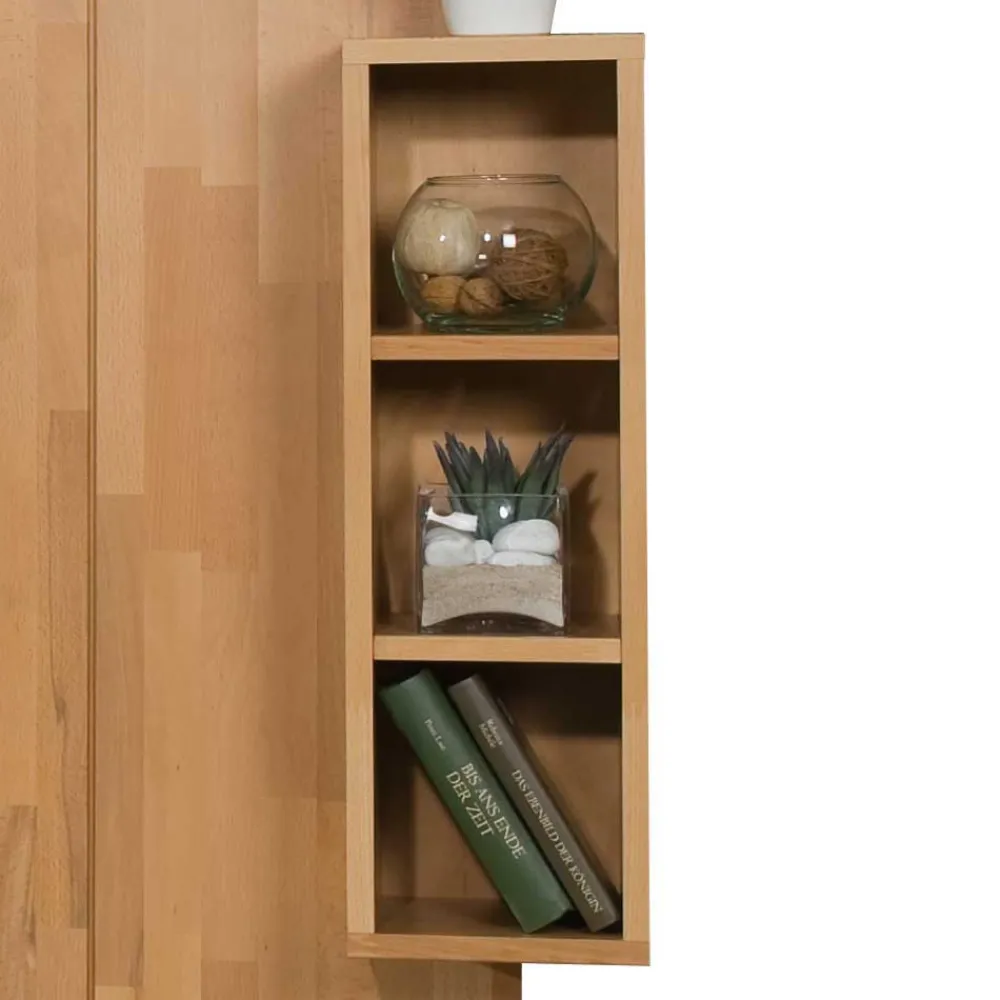 Wohnen Garderoben<Flurgarderobe Wislama aus Kernbuche Massivholz (zweiteilig)