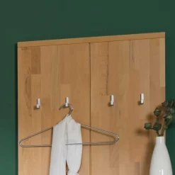 Wohnen Garderoben<Flurgarderobe Wislama aus Kernbuche Massivholz (zweiteilig)