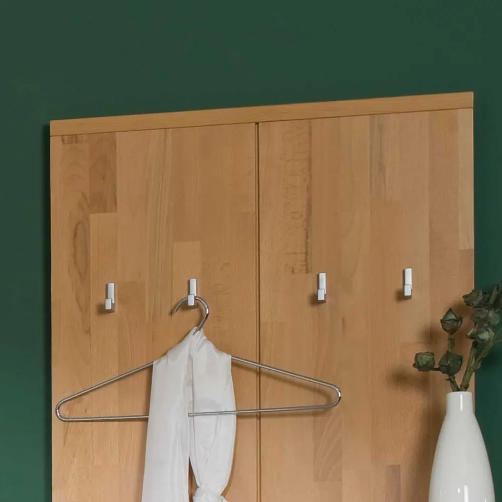 Wohnen Garderoben<Flurgarderobe Wislama aus Kernbuche Massivholz (zweiteilig)