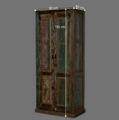 Wohnen Garderoben<Flurgarderobenset Jamaica in Bunt Shabby Chic (sechsteilig)