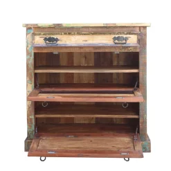 Wohnen Garderoben<Flurgarderobenset Jamaica in Bunt Shabby Chic (sechsteilig)