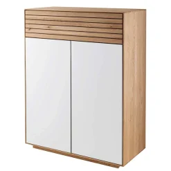 Wohnen Garderoben<Flurmöbel Set aus Asteiche Massivholz - Zonga (fünfteilig)