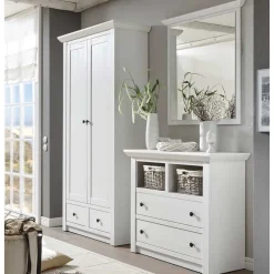 Wohnen Garderoben<Flurmöbel Set Chelles in Landhausstil (dreiteilig)