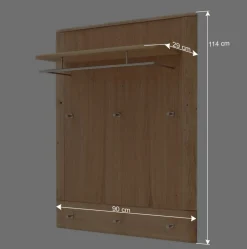 Wohnen Garderoben<Flurmöbel Set in Eiche Bianco - Mabasa (fünfteilig)