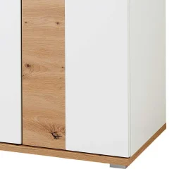 Wohnen Garderoben<Flurmöbel Set in Weiß & Wildeiche - Symbrosia (fünfteilig)