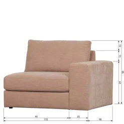Wohnen Sofas<Fünf Couchelemente - modulare Wohnlandschaft - Iliana