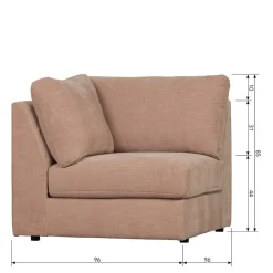 Wohnen Sofas<Fünf Couchelemente - modulare Wohnlandschaft - Iliana