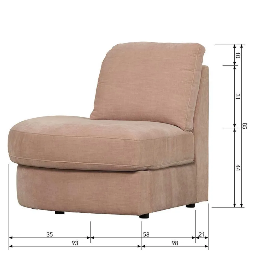 Wohnen Sofas<Fünf Couchelemente - modulare Wohnlandschaft - Iliana