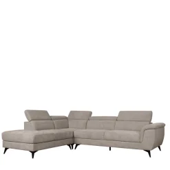 Wohnen Sofas<Fünfsitzer Eckcouch in Beige - Hisa