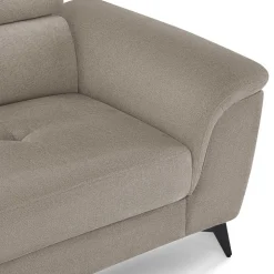 Wohnen Sofas<Fünfsitzer Eckcouch in Beige - Hisa