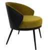 Wohnen Sessel<Frei stellbarer Velours Sessel in Gold Gelb - Durense