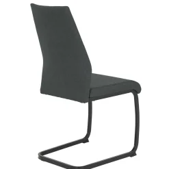 Wohnen Sessel|Stühle<Freischwingerstühle in Anthrazit & Schwarz - Wady (Set)
